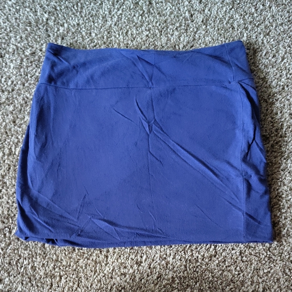 Charlotte Russe Blue Mini Pencil Skirt for Casual Wear